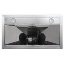 Cosmo 4-Piece Appliance Package - 36-Inch Single Oven Gas Range, Wall Mount Range Hood, Dishwasher and Refrigerator in Stainless Steel (COS-4PKG-024)