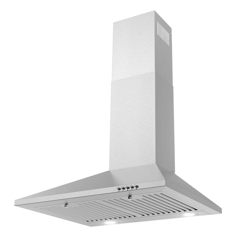 Cosmo 24-Inch 220 CFM Ducted Wall Mount Range Hood in Stainless Steel (COS-6324EWH)