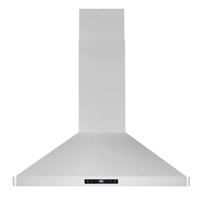 Cosmo 4-Piece Appliance Package - 36-Inch Gas Range, Island Mount Range Hood, Dishwasher and Refrigerator in Stainless Steel (COS-4PKG-703)