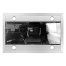 Cosmo 4-Piece Appliance Package - 36-Inch Gas Range, Island Range Hood, Dishwasher and Refrigerator in Stainless Steel (COS-4PKG-120)
