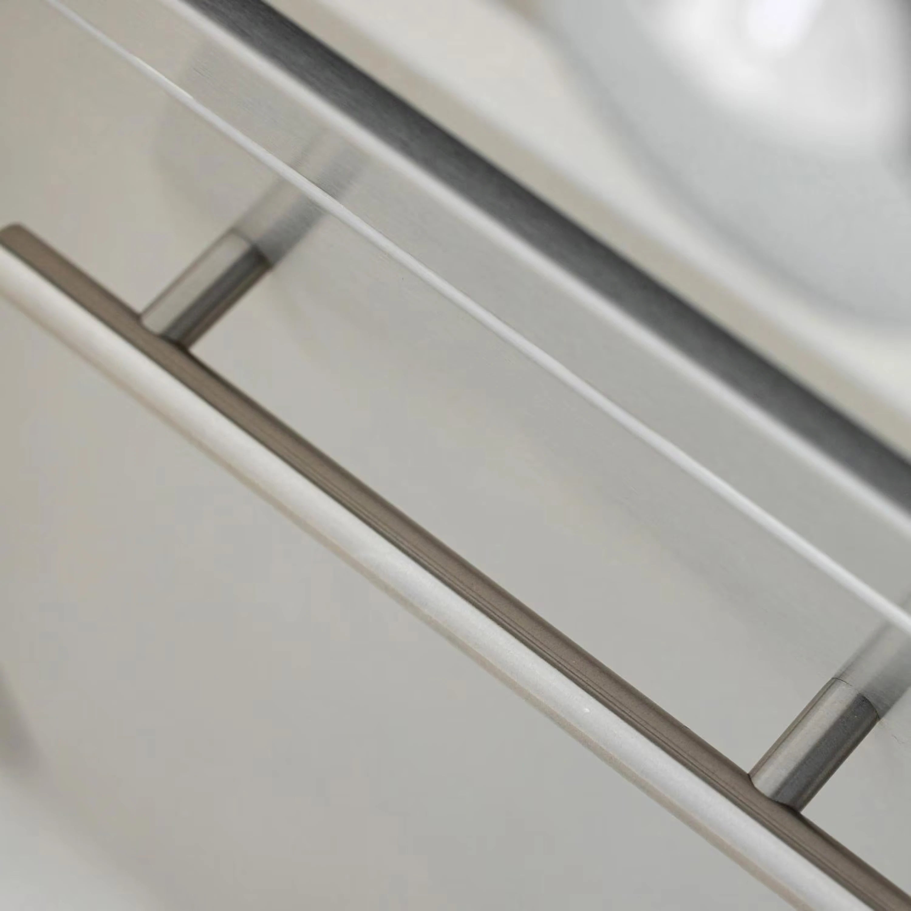Stainless griddle lid support bars