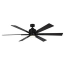 Parrot Uncle 65-Inch Bendan Industrial Downrod Mount Ceiling Fan with Lighting and Remote Control (F8307110V)