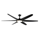 Parrot Uncle 65-Inch Industrial DC Motor Downrod Mount Ceiling Fan with Lighting and Remote Control (F8301110V)