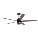 Parrot Uncle 65-Inch Modern Reversible Ceiling Fan with Lighting and Remote Control (F8250110V)