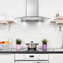 Cosmo 4-Piece Appliance Package - 30-Inch Gas Range, Wall Mount Range Hood, Dishwasher and Refrigerator with Water Dispenser in Stainless Steel (COS-4PKG-654)