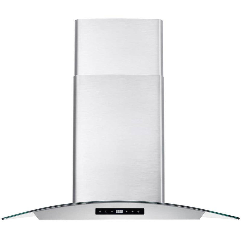 Cosmo 4-Piece Appliance Package - 30-Inch Single Oven Electric Range, Wall Mount Range Hood, Dishwasher, and Refrigerator in Stainless Steel (COS-4PKG-032)