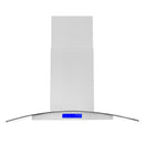 Cosmo 4-Piece Appliance Package - 36-Inch Gas Range, Island Range hood, Dishwasher and Refrigerator in Stainless Steel (COS-4PKG-201)
