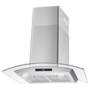 Cosmo 4-Piece Appliance Package - 30-Inch Gas Range, Wall Mount Range Hood, Dishwasher and Refrigerator in Stainless Steel (COS-4PKG-126)
