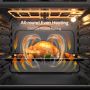 Empava 24-Inch Single Electric Wall Oven in Stainless Steel (EMPV-24WOE40L)