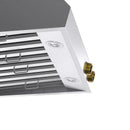 Kucht 2-Piece Appliance Package - 30-Inch Natural Gas Range with 4.2 Cu. Ft. Oven & Wall Mount Range Hood in Stainless Steel with Gold Accents