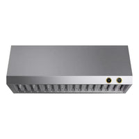 Kucht 48-Inch 1200 CFM Under Cabinet Range Hood in Stainless Steel with Gold Accents (KRH480-GL)