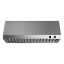 Kucht 48-Inch 1200 CFM Under Cabinet Range Hood in Stainless Steel with Gold Accents (KRH480-GL)