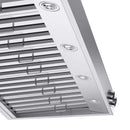 Kucht 60-Inch 1200 CFM Ducted Under Cabinet Range Hood in Stainless Steel (KRH600-SS)
