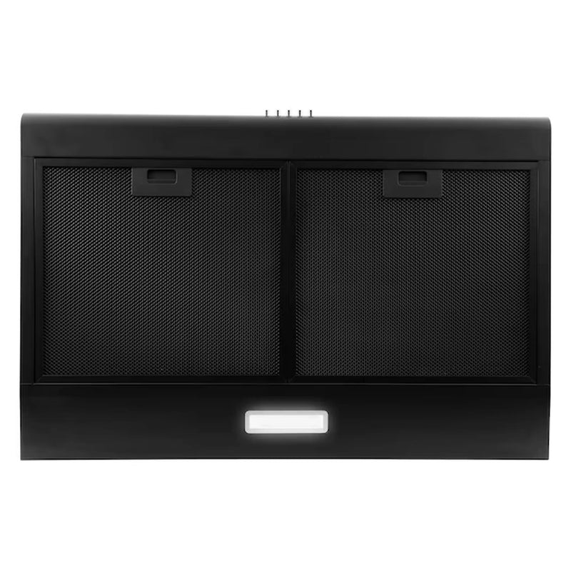 Cosmo 30-Inch Ducted Under Cabinet Range Hood with Reusable Filter and LED Lights in Matte Black (COS-5MU30-BK)