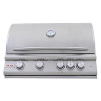 Blaze LTE+ 32-Inch 4-Burner Built-In Propane Gas Grill W/ Rear Infrared Burner & Lift-Assist Hood (BLZ-4LTE3-LP)