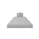 ZLINE 46-Inch Outdoor/Indoor Range Hood Insert in Stainless Steel - 18-Inch Depth (698-304-46)
