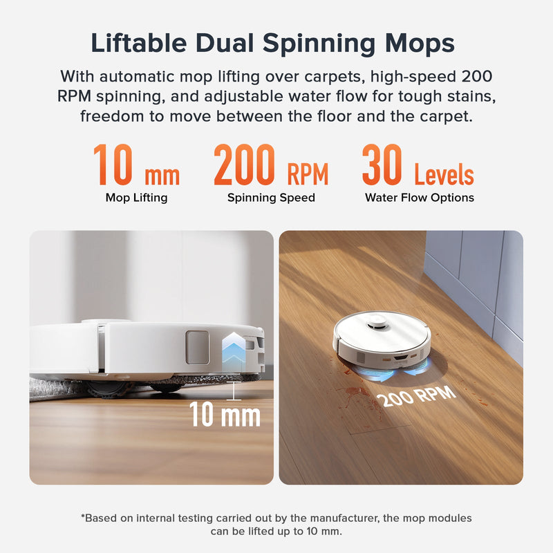 Roborock Qrevo Curv S5X Robot Vacuum 17,000–18,500 Pa with Multifunctional Dock 3.0 (RR-QrevoCurvS5X0-M1)