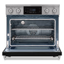 Kostch 36-Inch Electric Range with 5 Elements, Air Fry & Touchscreen Controls, 6.2 Cu. Ft. Convection Oven in Black (KOS-36RE07T-B)