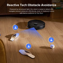 Roborock QV 35S Robot Vacuum with Multifunctional Dock, 10000 Pa Suction Power and Dual Liftable Spinning Mops