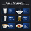 Waterdrop Instant Hot Water Dispenser, Reverse Osmosis System with Smart Display Faucet, White (WD-K6-W)