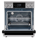 Kostch 30-Inch Electric Range with 5 Elements, Air Fry & Touchscreen Controls, 4.8 Cu. Ft. Convection Oven in Black (KOS-30RE07T-B)