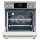 Kostch 30-Inch Electric Range with 5 Elements, Air Fry & Touchscreen Controls, 4.8 Cu. Ft. Convection Oven in White (KOS-30RE07T-W)
