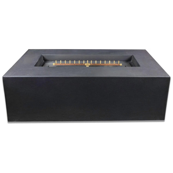 Blaze 60-Inch Rectangular Concrete Propane Fire Pit Table in Phantom (BLZ-60-FTABLE-LP)