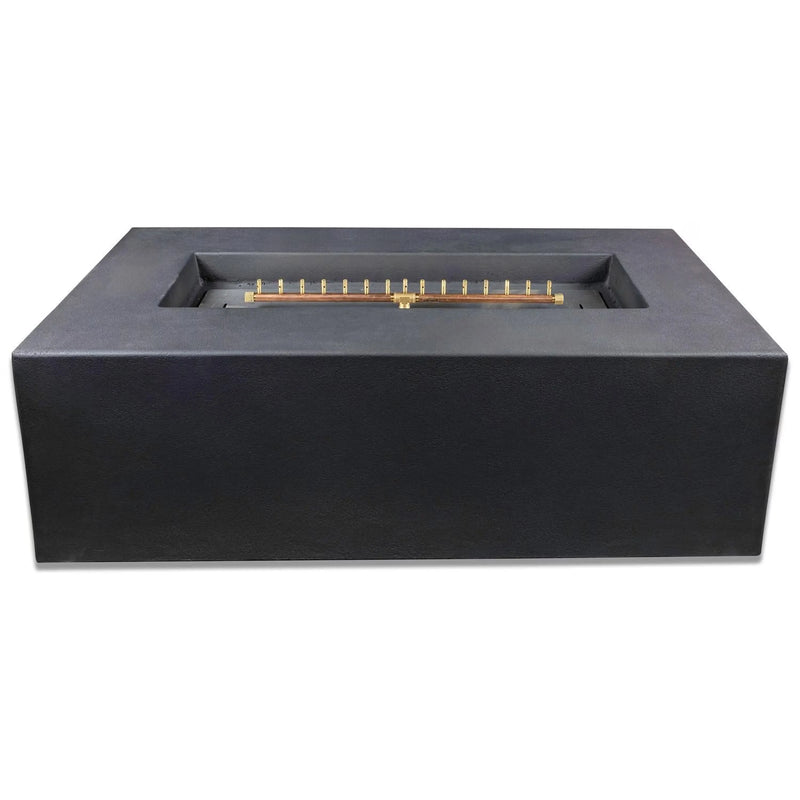 Blaze 60-Inch Rectangular Concrete Natural Gas Fire Pit Table in Phantom (BLZ-60-FTABLE-NG)