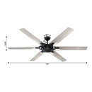 Parrot Uncle 70-Inch Madhya Industrial Ceiling Fan with Remote Control (F8278110V)