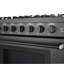 Cosmo 36-Inch Gas Range in Matte Black (COS-EPGR366-BK)
