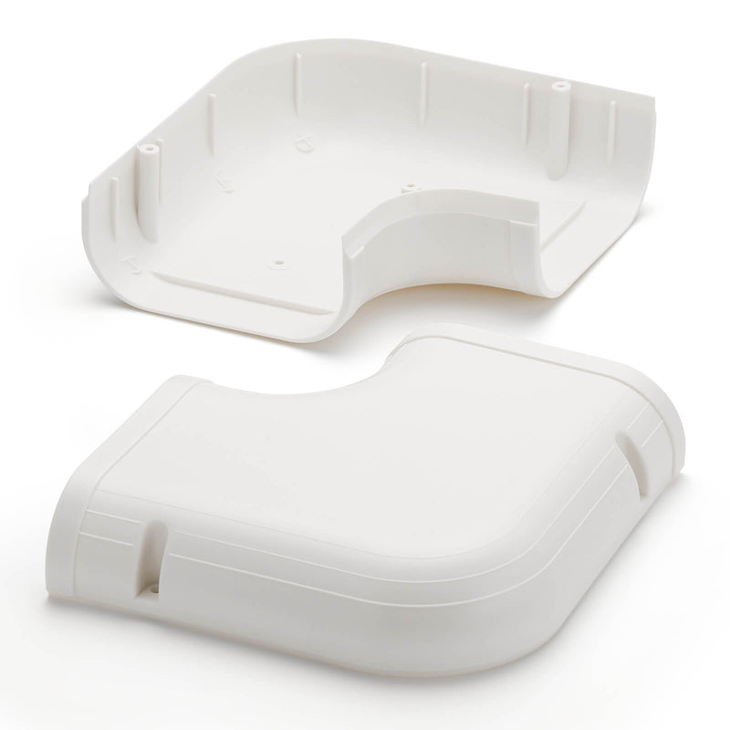 TURBRO 90° Flat Elbow Part, Line Cover Set for Split AC