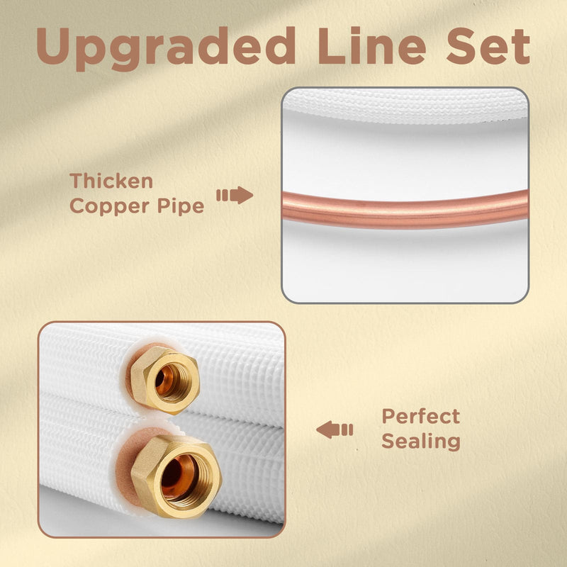 TURBRO 50 Ft. Mini Split Line Set
