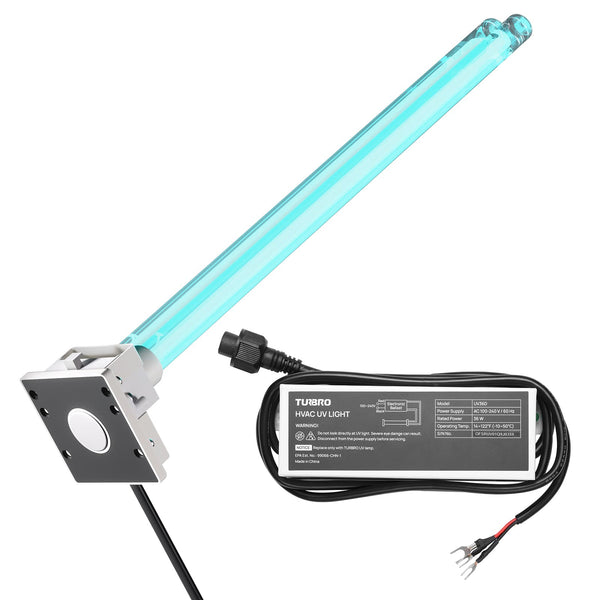 TURBRO UV36D 36W UV Light Kit for HVAC Duct Cleaning, Wiring (707-90-171)
