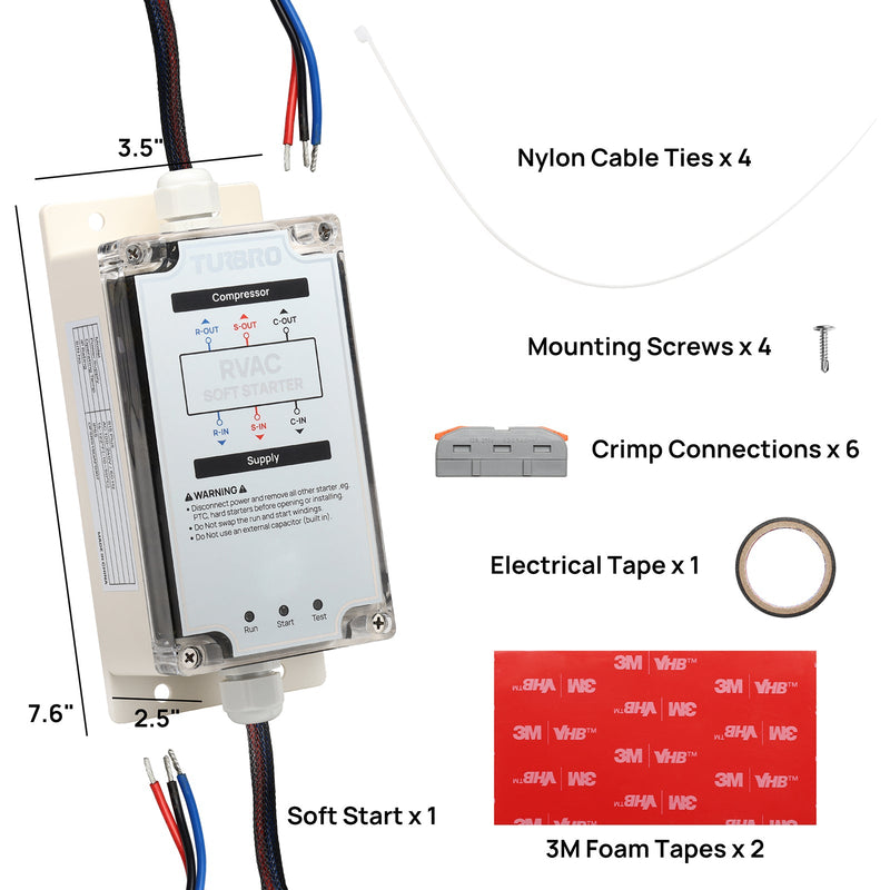 TURBRO S15 Plus Soft Start for RV Air Conditioner (707-90-501)
