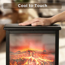 TURBRO Suburbs Electric Fireplace Stove Heater with Panoramic 3-Sided View and LED Flames (707-98-122QA)