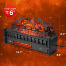 TURBRO Eternal Flame EF26-LG Electric Fireplace Logs (707-98-153A)