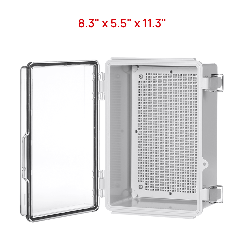 TURBRO Outdoor Electrical Waterproof Junction Box, Transparent Cover