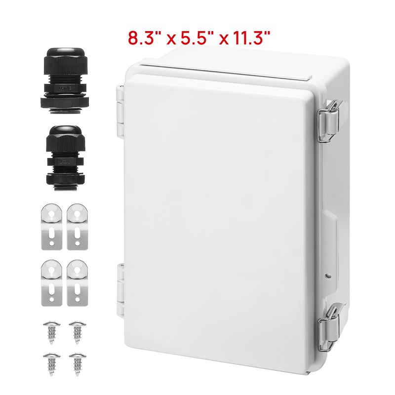 TURBRO Outdoor Electrical Waterproof Junction Box, Grey Cover (707-9E-101)
