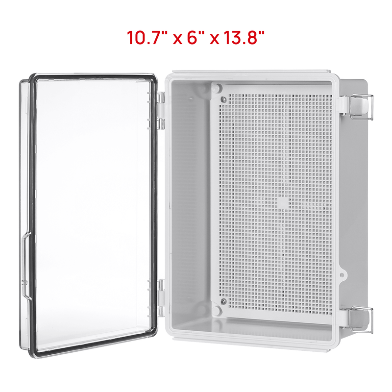 TURBRO Outdoor Electrical Waterproof Junction Box, Transparent Cover