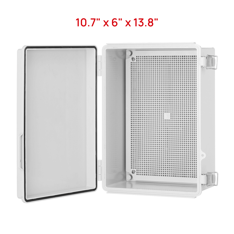 TURBRO Outdoor Electrical Waterproof Junction Box, Grey Cover (707-9E-101)