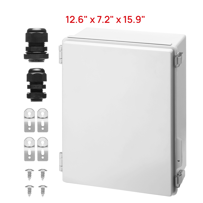 TURBRO Outdoor Electrical Waterproof Junction Box, Grey Cover (707-9E-101)
