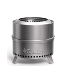 TURBRO Pluto R19-SS Smokeless Outdoor Fire Pit in Stainless Steel with Fast Ignition and Foldable Legs (707-FP-R19SS)