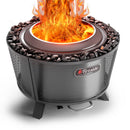 TURBRO Fireside Pluto R29 Outdoor Fire Pit Dual-wall Design - Painted Black (707-FP-R29PB)