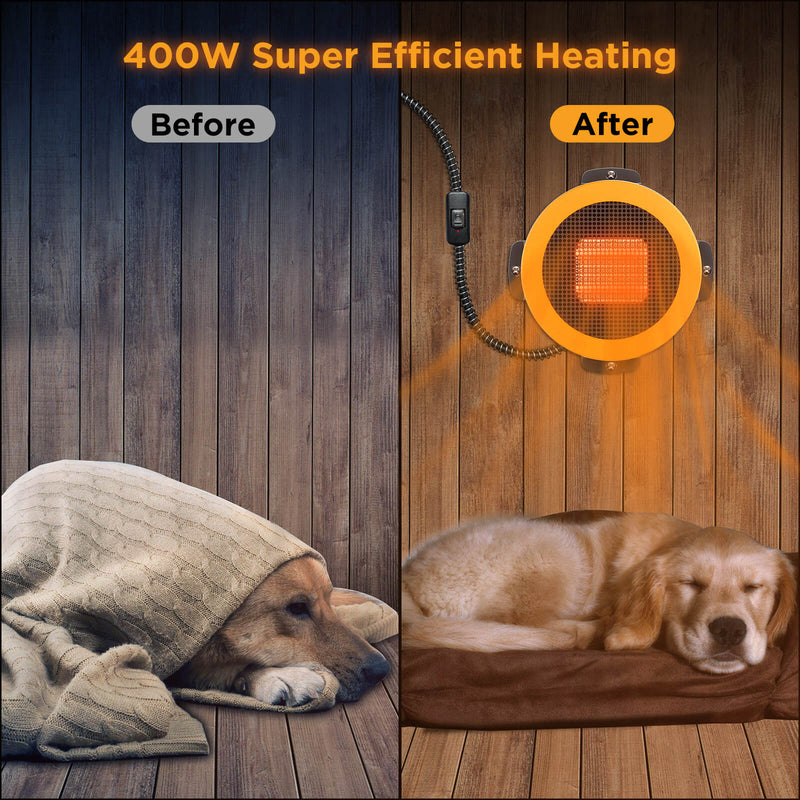 TURBRO Neighborhood DH400A Dog House Heater