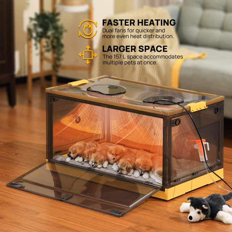 TURBRO Neighborhood Pet Incubator, Grey Translucent (707-NBH-PH03A)