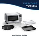 De'Longhi Livenza Convection Oven, 3 Heating Areas, Digital Display in Silver (EO141150M)