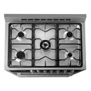 Cosmo 36-Inch Professional Style Gas Range with 5 Gas Burners and 3.8 Cu. Ft. Convection Oven in Matte Black (COS-965AGC-BKS)