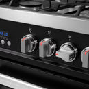 Cosmo 36-Inch Professional Style Gas Range with 5 Gas Burners and 3.8 Cu. Ft. Convection Oven in Matte Black (COS-965AGC-BKS)