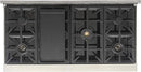 Kucht 48-Inch Propane Gas Range in Stainless Steel with Blue Knob (KFX480/LP-B)