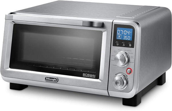 De'Longhi Livenza Convection Oven, 3 Heating Areas, Digital Display in Silver (EO141150M)
